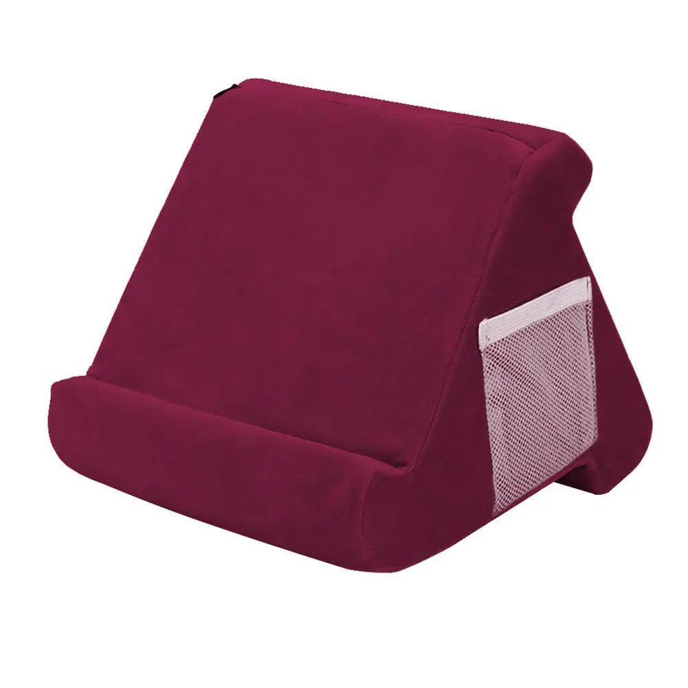 Coussin-support pour tablette et livre