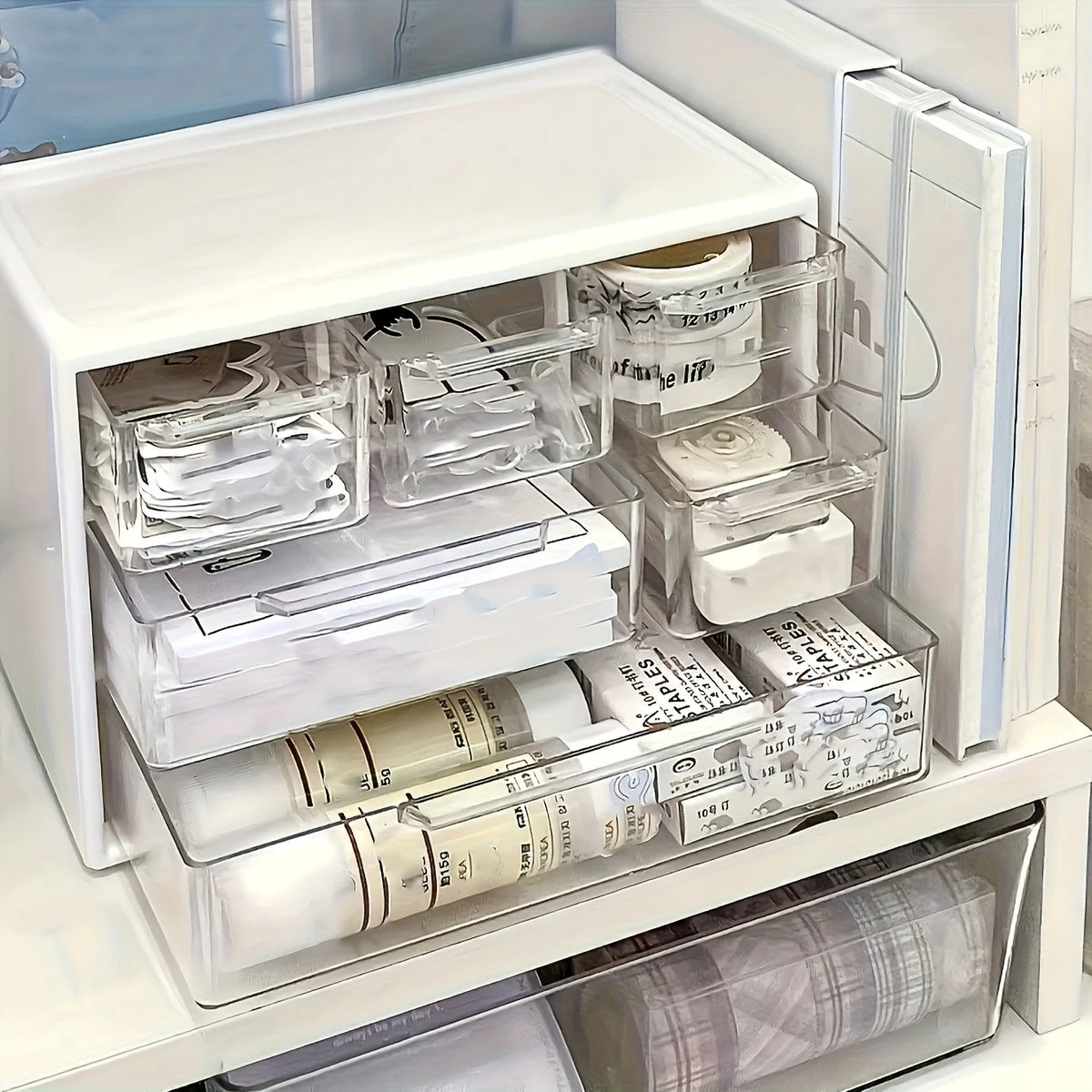 Organisateur de bureau à six tiroirs